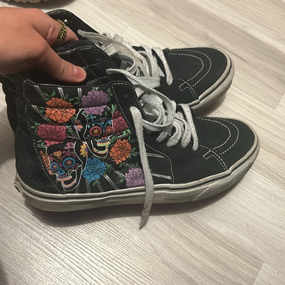 Vans Sk8-hi dia del muertos themed - Picture 3 of 5